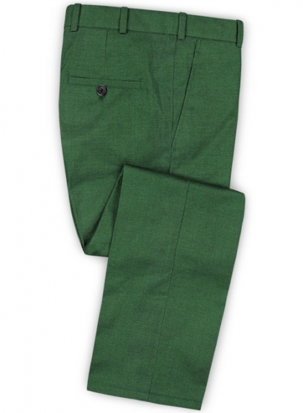 Napolean Yale Green Wool Pants