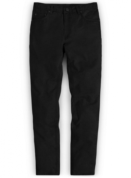 Heavy Black Chino Jeans