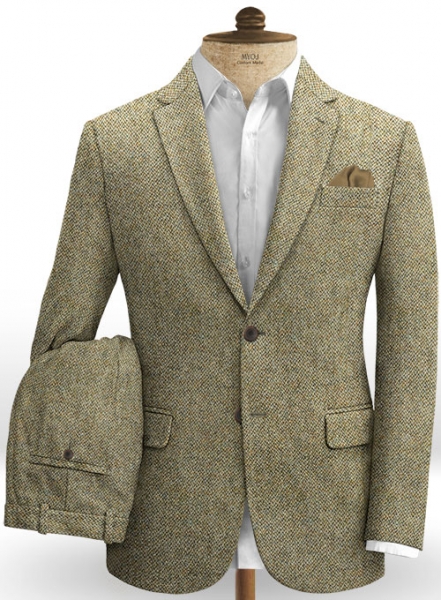 Harris Tweed Barley Brown Suit