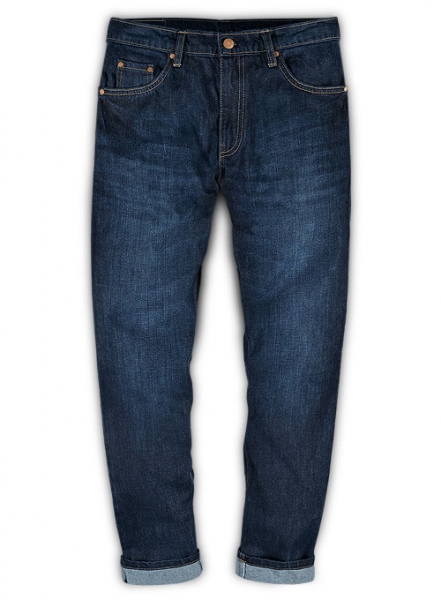 Thunder Blue Hard Wash Whisker Jeans