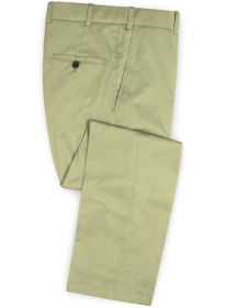 Stretch Summer Weight River Green Chino Pants