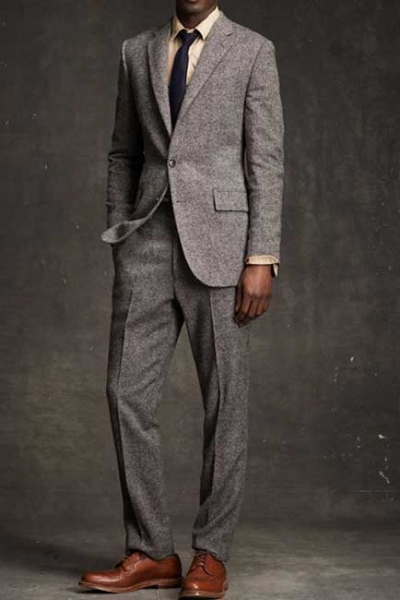 Pure Wool Tweed Suit