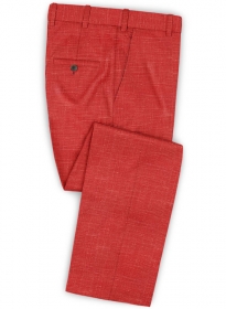 Mystic Red Wool Pants