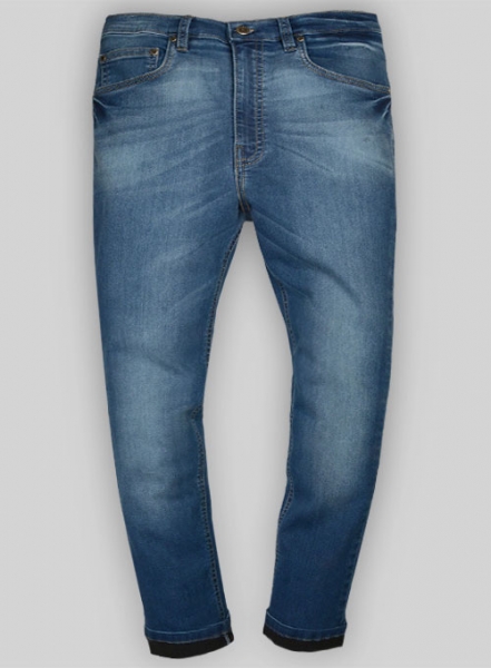 Foster Blue Stretch Jeans - Stone Wash