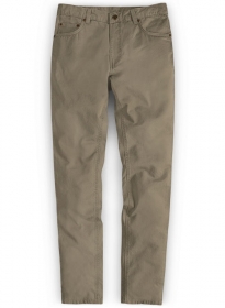 Spring Brown Stretch Chino Jeans