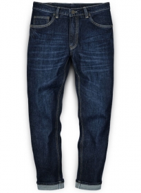 Slight Stretch Hard Wash Whisker Jeans