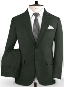 Scabal Dark Green Wool Suit