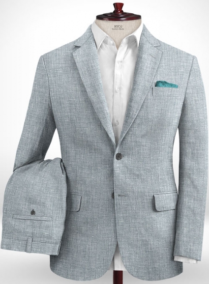 Italian Linen Chambord Gray Suit