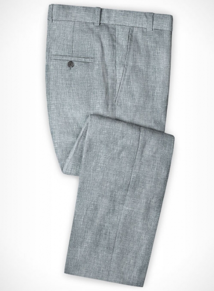 Italian Linen Chambord Gray Pants