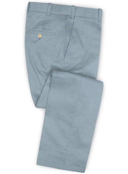 Slate Blue Stretch Chino Pants