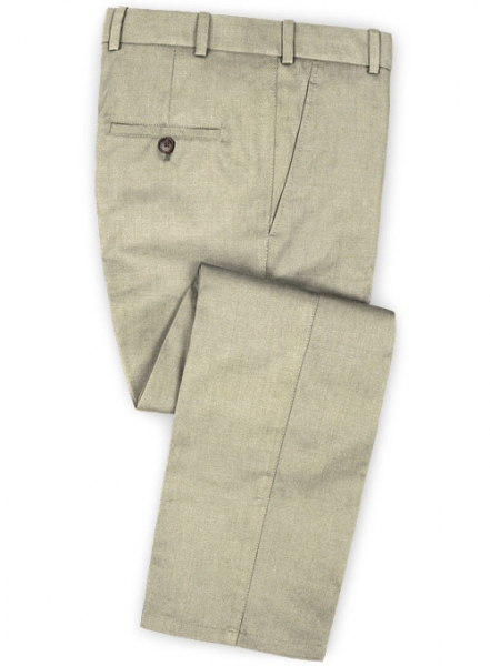 Italian Prima Beige Linen Pants