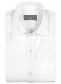 White Cotton Shirt - Full Sleeves