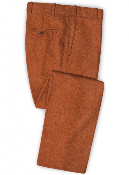 Melange Titan Rust Tweed Pants