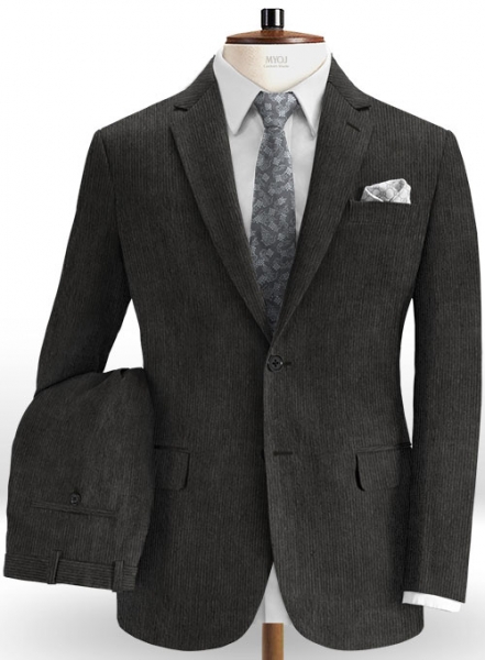 Dark Gray Corduroy Suit