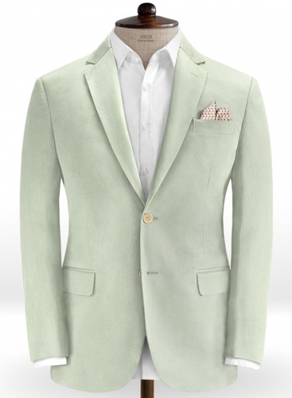 Slate Green Stretch Chino Jacket