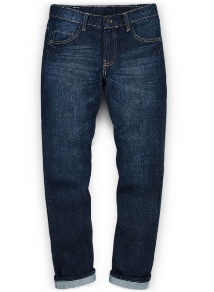 Ranch Blue Hard Wash Whisker Jeans