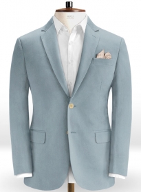 Slate Blue Stretch Chino Jacket