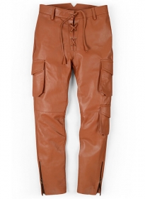 Terrain Brown Drifter Leather Cargo Pants