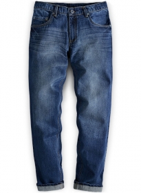 Orlando Blue Indigo Wash Whisker Jeans