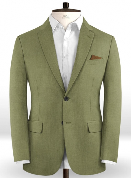 Scabal Fern Green Wool Jacket