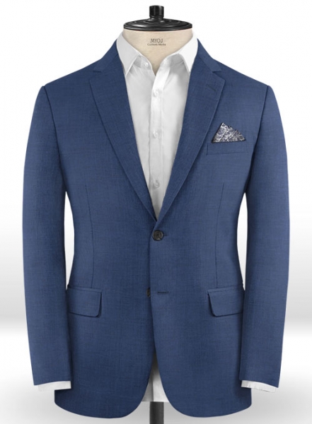 Napolean Cosmo Blue Wool Jacket