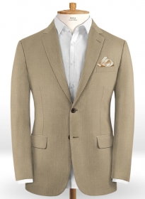 Scabal Boston Khaki Wool Jacket