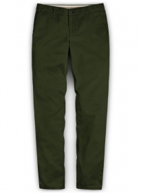 Dark Olive Green Chinos