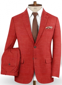 Mystic Red Wool Suit
