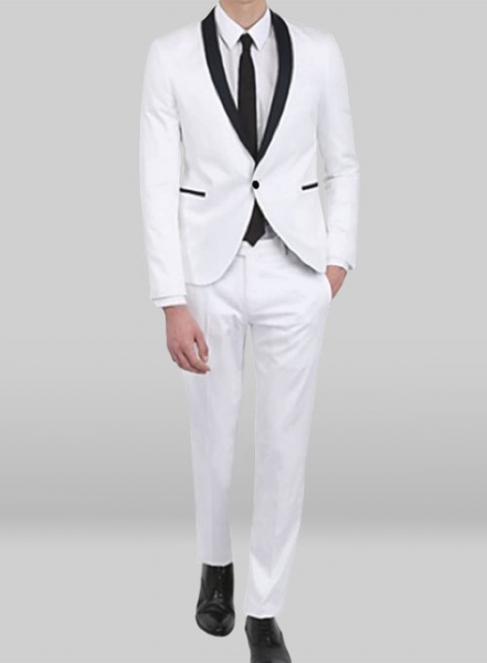 Tuxedo Suit - White Jacket White Trouser