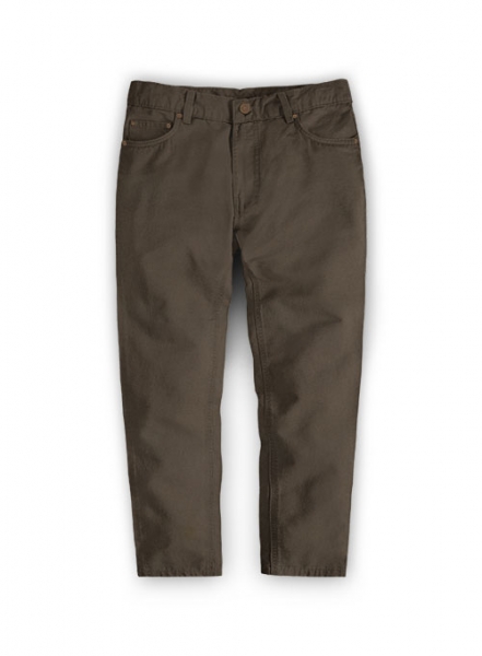 Kids Summer Weight Brown Chino Jeans