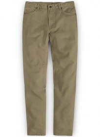 Hunter Khaki Peach Finish Chino Jeans