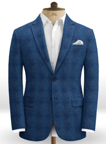 Harris Tweed Scot Blue Jacket