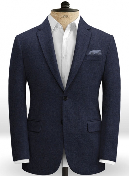 Rope Weave Blue Tweed Jacket