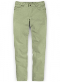 Stretch Summer Weight River Green Chino Jeans