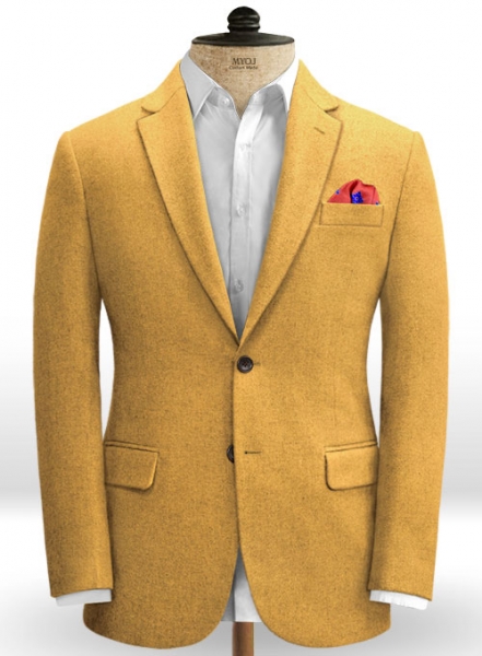 Naples Yellow Tweed Jacket