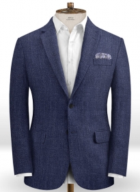 Italian Linen Spezia Blue Jacket