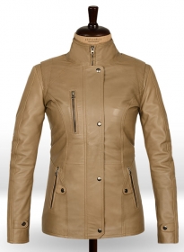 Soft Amazon Brown Leather Jacket # 2000