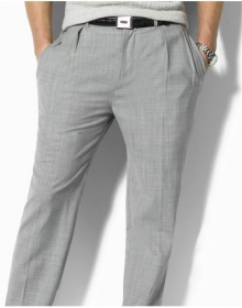 Terry Rayon Classic Dress Pants - Premium