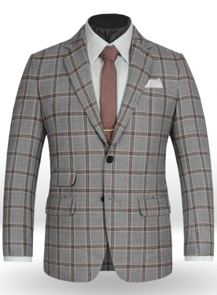 Light Weight Southrail Gray Tweed Jacket