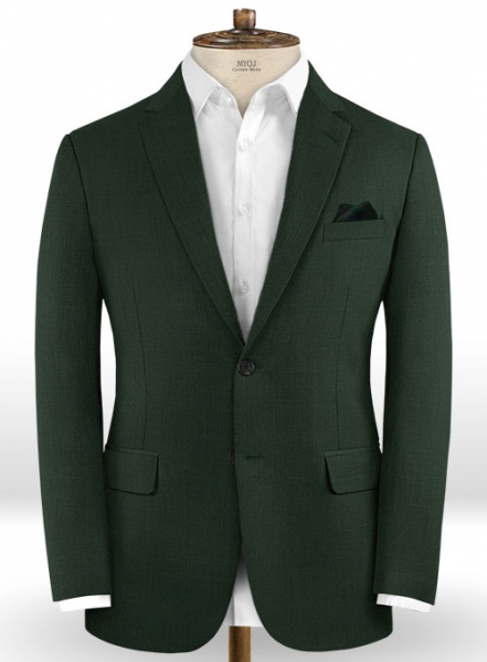 Stretch Green Wool Jacket