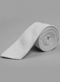 Linen Tie - Pure White