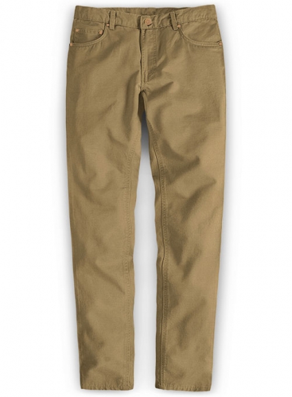 Khaki Stretch Chino Jeans