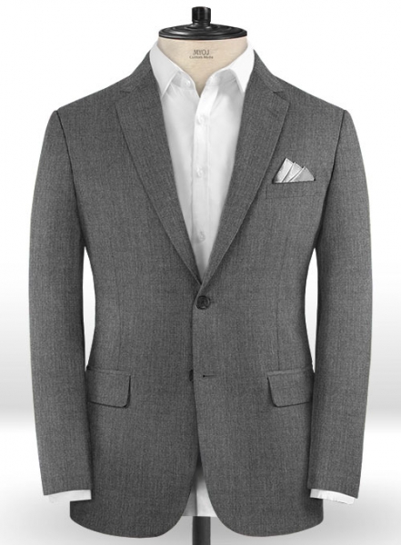 Scabal Graphite Gray Wool Jacket