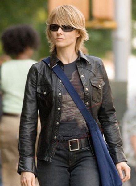 Jodie Foster The Brave One Leather Shirt