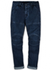 Alexis Indigo Blue Biker Jeans