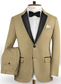 Napolean Eggplant Wool Tuxedo Suit