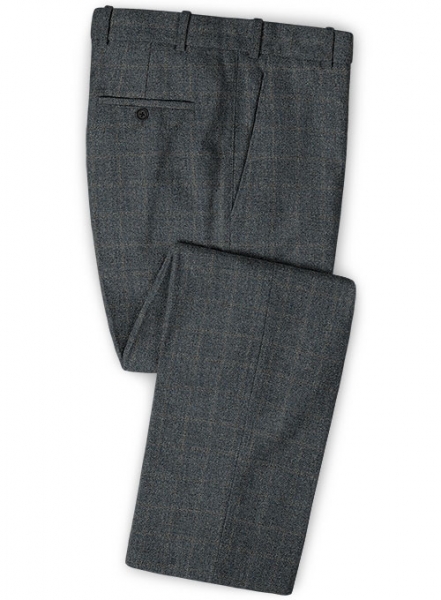 Vintage Milan Blue Tweed Pants