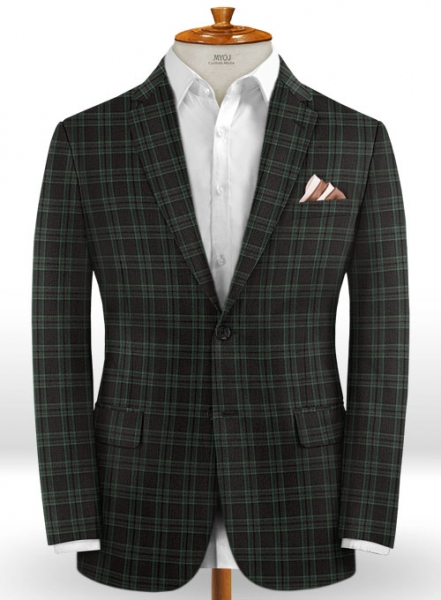 Napolean Sarcho Green Wool Jacket