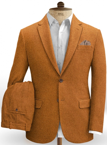 Melange Rust Tweed Suit