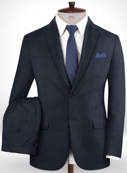 Napolean Ecia Blue Wool Suit